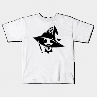 Howl minimal silhouette white Kids T-Shirt